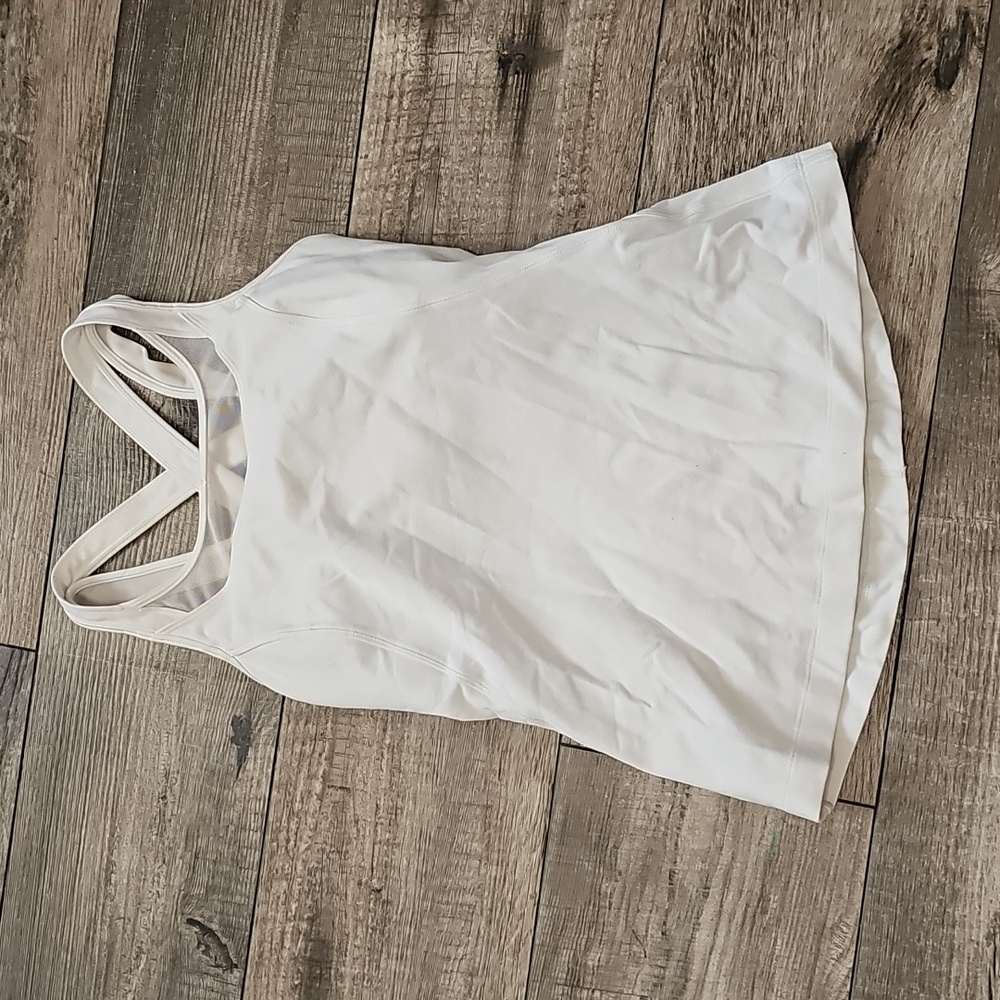 lululemon athletica White Racerback Tank Top